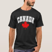 Canada Maple Leaf Canadian Flag Pride  6 Tシャツ (正面)