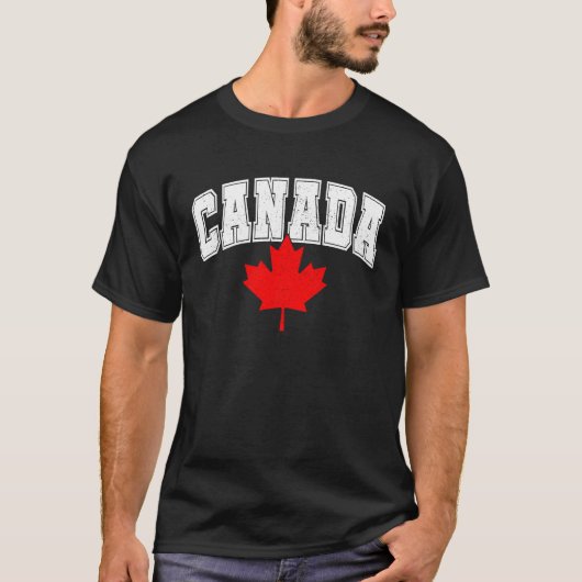 Canada Maple Leaf Canadian Flag Pride  6 Tシャツ (正面)