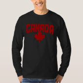 Canada Maple Leaf Canadian Flag Pride Patriotic  1 Tシャツ (正面)