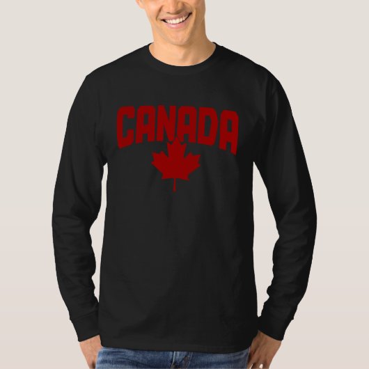 Canada Maple Leaf Canadian Flag Pride Patriotic  1 Tシャツ (正面)