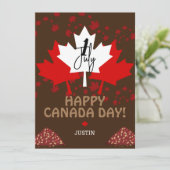 Canada Maple Leaf, Happy Canada day, 7月1日 シーズンカード (スタンド正面)