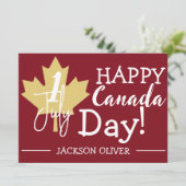 Canada Maple Leaf, Happy Canada day, 7月1日 シーズンカード (スタンド正面)
