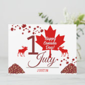Canada Maple Leaf, Happy Canada day, 7月1日 シーズンカード (スタンド正面)