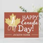 Canada Maple Leaf, Happy Canada day, 7月1日 シーズンカード (スタンド正面)