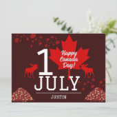 Canada Maple Leaf, Happy Canada day, 7月1日 シーズンカード (スタンド正面)