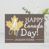 Canada Maple Leaf, Happy Canada day, 7月1日 シーズンカード (スタンド正面)