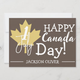 Canada Maple Leaf, Happy Canada day, 7月1日 シーズンカード