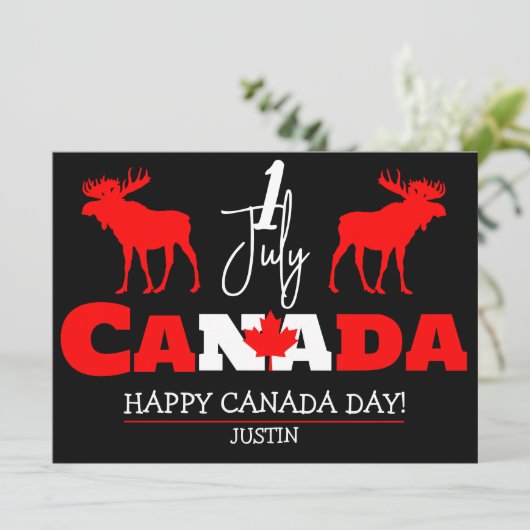 Canada Maple Leaf, Happy Canada day, 7月1日 シーズンカード (スタンド正面)