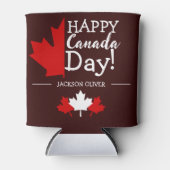 Canada Maple Leaf, Happy Canada day, 7月1日 缶クーラー (正面)