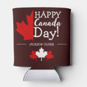 Canada Maple Leaf, Happy Canada day, 7月1日 缶クーラー (裏面)