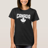 Canada Maple Leaf Red Canadian Flag Pride  1 Tシャツ (正面)