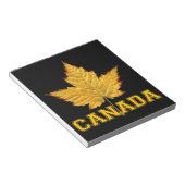Canada Maple Leaf Souvenir Canada Varsityメモ帳 ノートパッド (アングル)