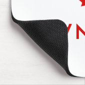 Canada Maple Leaf Upside-Down Lettering Color マウスパッド (コーナー)