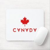 Canada Maple Leaf Upside-Down Lettering Color マウスパッド (マウス)