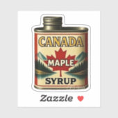CANADA MAPLE SYRUP シール (シート)