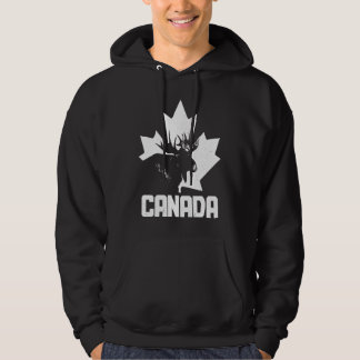 Canada Moose Maple Leaf Pride Vintage Canadian Fla パーカ