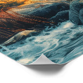 Canada Mountains Puma Travel Poster ポスター (角)