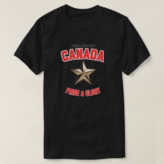 Canada National Pride Edition Dark T-Shirt Tシャツ (デザイン正面)