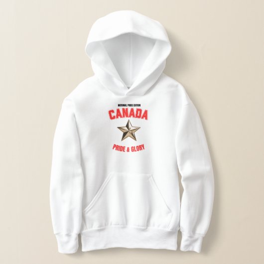 Canada National Pride Edition Girls Hoodie (レイダウン)