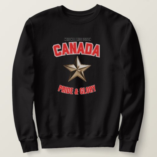 Canada National Pride Men's Basic Sweatshirt スウェットシャツ (デザイン正面)