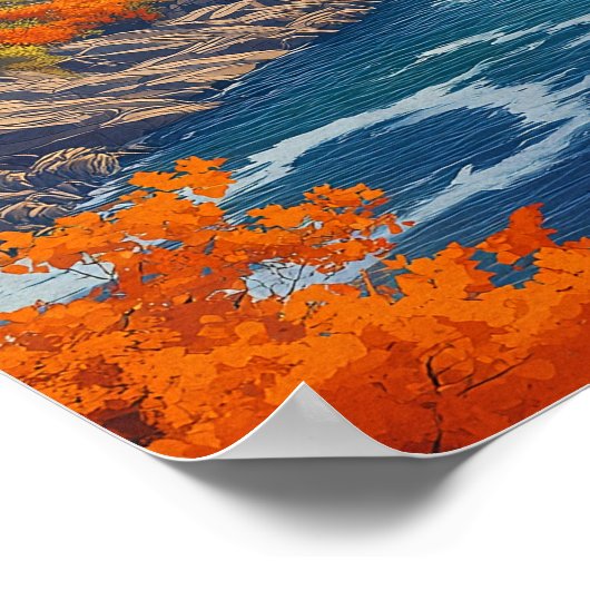 Canada Niagara Falls Travel Poster ポスター (角)