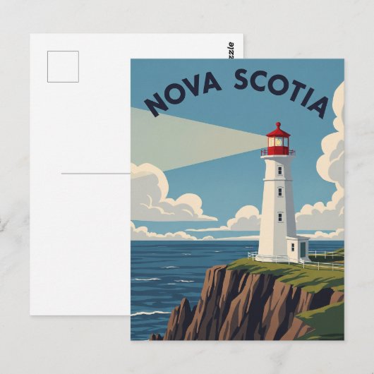 Canada Nova Scotia Lighthouse ポストカード (正面/裏面)