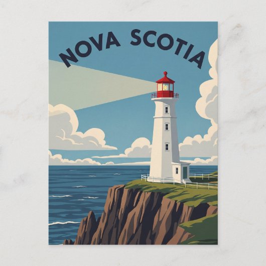 Canada Nova Scotia Lighthouse ポストカード (正面)