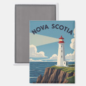 Canada Nova Scotia Lighthouse マグネット (正面/裏面)