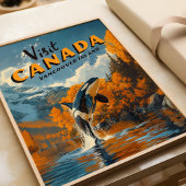 Canada Orca Poster – Vancouver Island Art ポスター