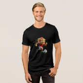 Canada Pancake Soccer Mascot T-Shirt - Group B トライブレンドTシャツ (正面全面)
