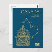 Canada passport ポストカード (正面/裏面)