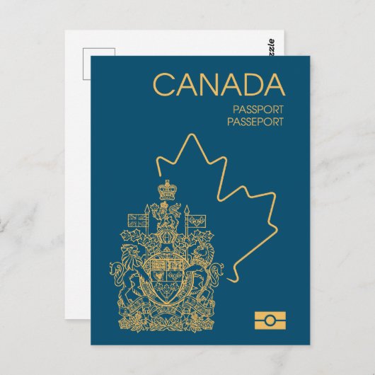 Canada passport ポストカード (正面/裏面)