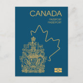 Canada passport ポストカード (正面)