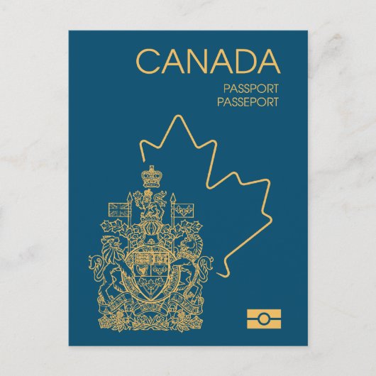 Canada passport ポストカード (正面)