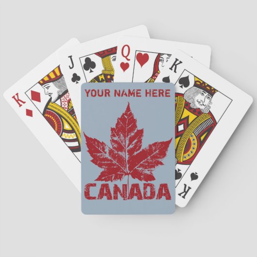 Canada Playing Cards Canada Custom Souvenir Cards トランプ (裏面)