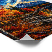 Canada: Radiant Autumn Mountains Art Souvenir ポスター (角)