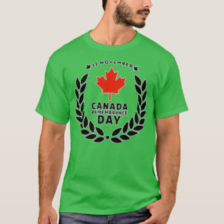Canada Remembrance Day Tシャツ