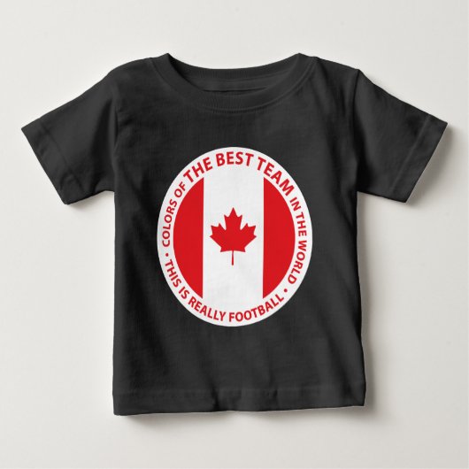 CANADA SHIELD ベビーTシャツ (正面)