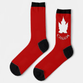 Canada Socks Canada Souvenir Socks Customize ソックス (左)