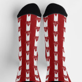 Canada Socks Cool Canada Socks Custom Souvenir ソックス (上部)