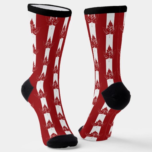Canada Socks Cool Canada Socks Custom Souvenir ソックス (傾斜あり)