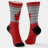 Canada Socks Winter Canada Maple Leaf Socks  ソックス (傾斜あり)