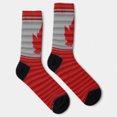 Canada Socks Winter Canada Maple Leaf Socks  ソックス (右)
