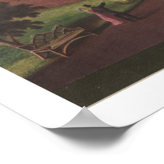 Canada Southern Railway at Niagara Falls ポスター (角)