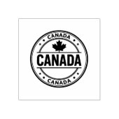 Canada Text Logo Jet Black Ink Clean Perfect Sharp ラバースタンプ (インプリント)