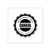 Canada Text Paradise Teal Ink Clean Impression  ラバースタンプ (インプリント)