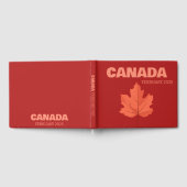 Canada travel coffee table book ゲストブック (全面)