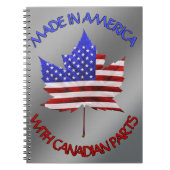 Canada USAお土産ノートブック/ Sketchpad ノートブック (正面)