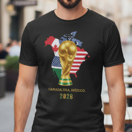 Canada USA Mexico Soccer Fan  Tシャツ