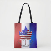 Canada USA Tote Bags Canada / US Souvenirバッグ トートバッグ (正面)
